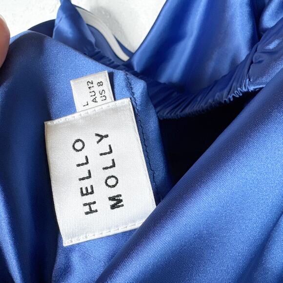 Hello Molly Attraction Stolen Maxi Dress Blue - Picture 5 of 7